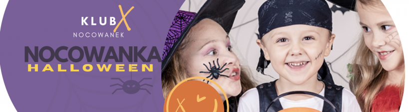 NOCowanka Halloween -19 h opieki i zabawy dla dzieci + nocka poza domem
