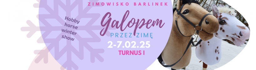 Galopem przez zimę zimowisko Hobby Horse